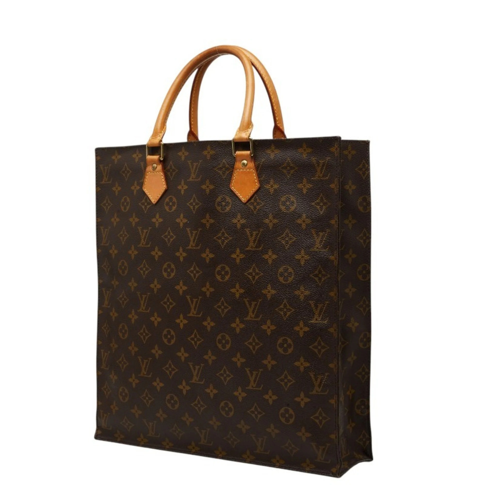 LOUIS VUITTON Brown Monogram Leather Tote Bag - Picture 2 of 12